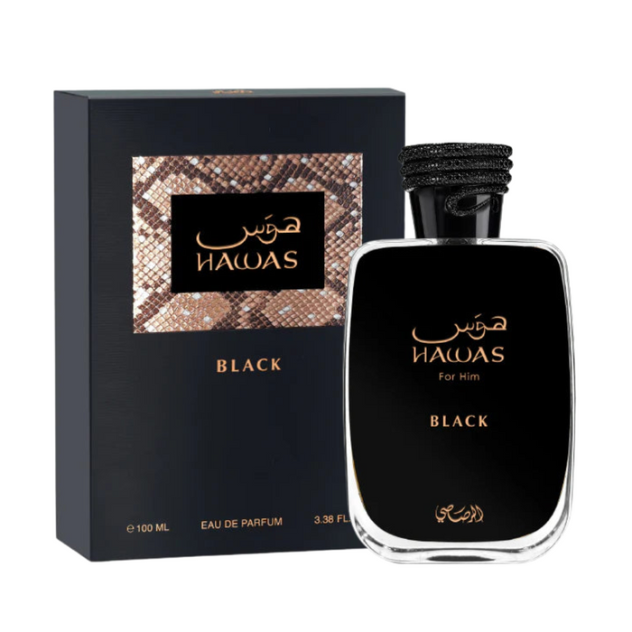 Rasasi Hawas Black EDP 100 ML Hombre