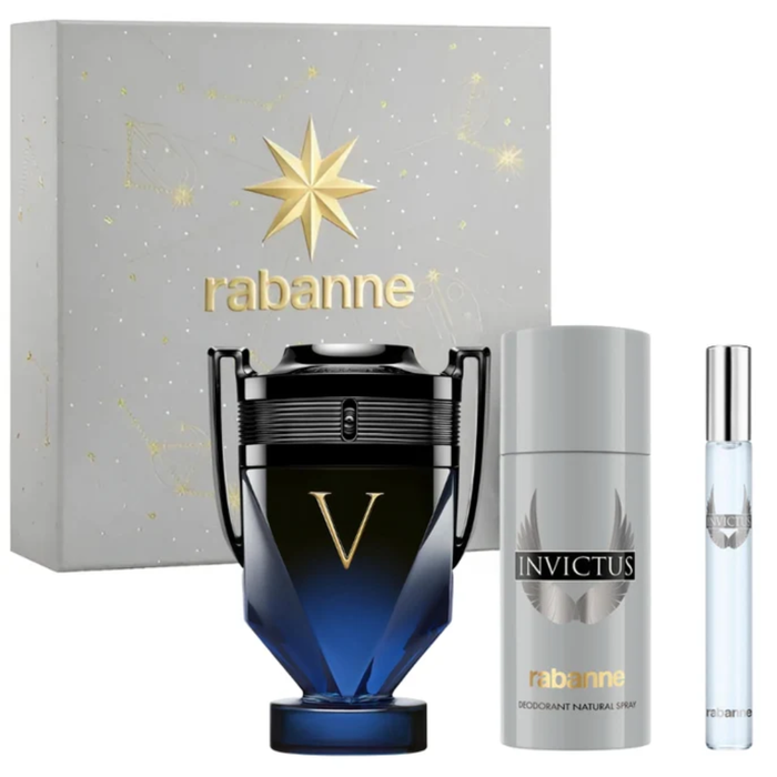 Set Paco Rabanne Invictus Victory Elixir 100 ml + EDT 10 ml + Deo 150 ml 2025