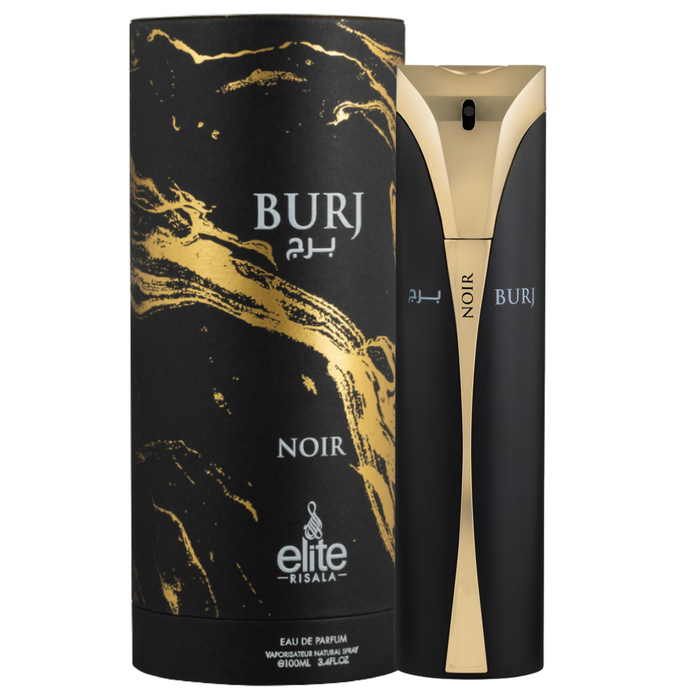 Risala Elite Burj Noir Edp 100 Ml Hombre (Y Edp Intense - Ysl Plus Invictus Victory Elixir)