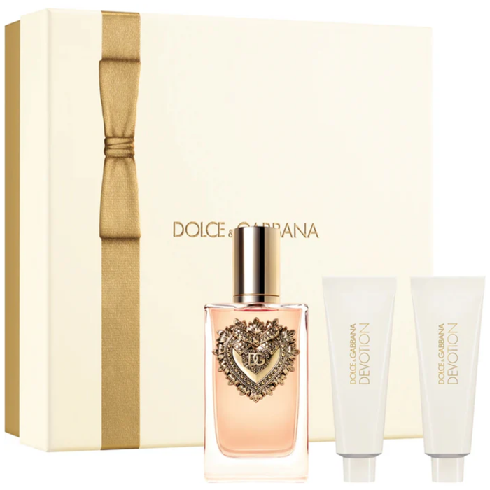 Set Dolce & Gabanna Devotion Edp 100Ml + Sg 50Ml +Body Lotion 50Ml Mujer