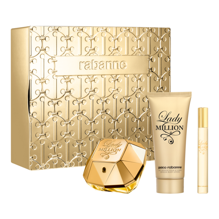 Paco Rabanne Lady Million Set EDP 80 ML Crema 100 ML EDP 10 ML Mujer