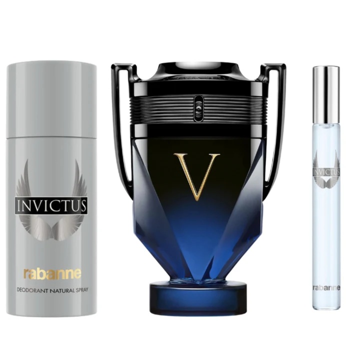 Set Paco Rabanne Invictus Victory Elixir 100 ml + EDT 10 ml + Deo 150 ml 2025