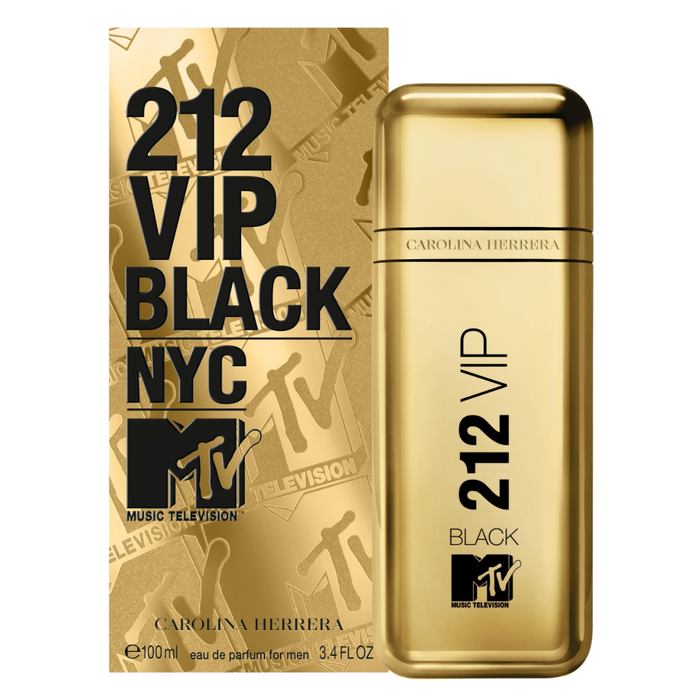 Carolina Herrera 212 Men Vip Black Mtv Music Television EDP 100 ml
