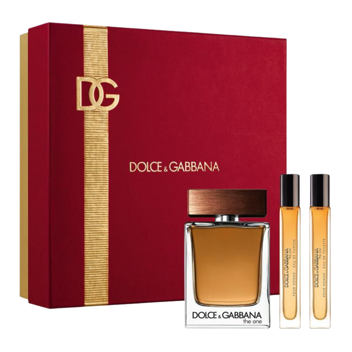 Set Dolce & Gabbana The One Edt 100Ml + Edp 10 Ml + Edt 10 Ml Hombre