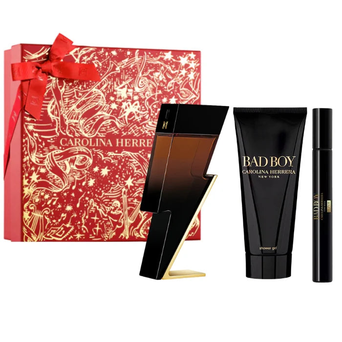 Set Bad Boy Elixir EDP 100 ml + Mini 10 ml + Gel de Ducha 100 ml de Carolina Herrera 2025