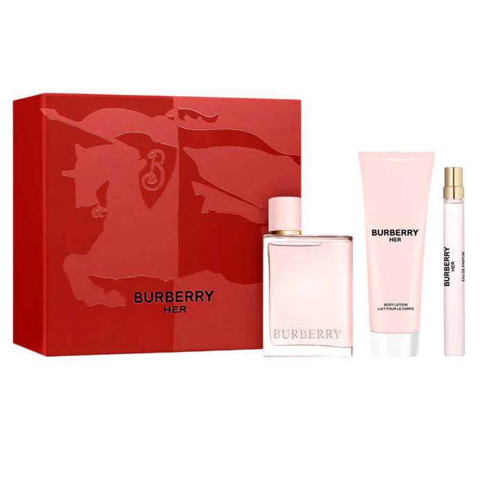 Burberry Her Edp 100Ml+Locion 75Ml+Mini 10Ml Set