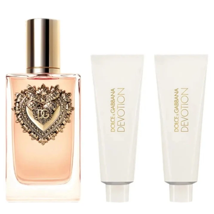 Set Dolce & Gabanna Devotion Edp 100Ml + Sg 50Ml +Body Lotion 50Ml Mujer