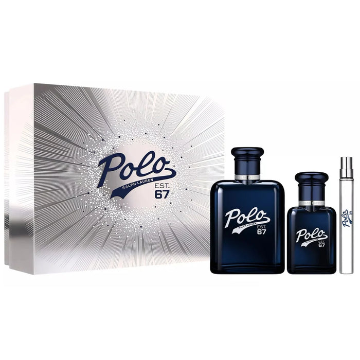 Set Ralph Lauren Polo Est. 67 Edt 125 Ml + 40 Ml + Mini 10 Ml Ralph Lauren