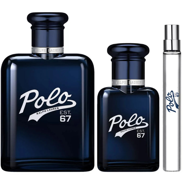 Set Ralph Lauren Polo Est. 67 Edt 125 Ml + 40 Ml + Mini 10 Ml Ralph Lauren