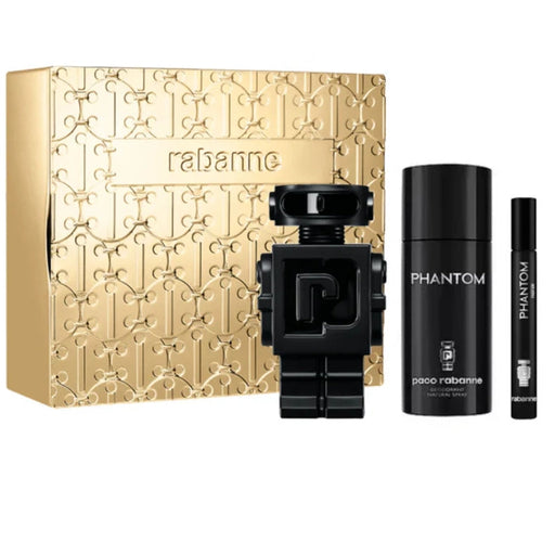 Set Paco Rabanne Phantom Parfum 100 Ml + Mini 10 Ml + Deo 150 Ml Paco Rabanne