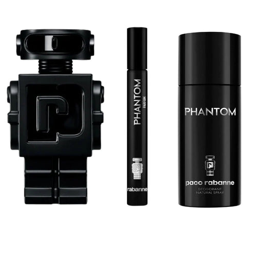 Set Paco Rabanne Phantom Parfum 100 Ml + Mini 10 Ml + Deo 150 Ml Paco Rabanne
