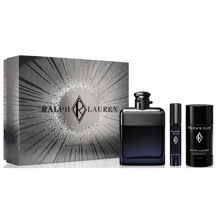 Set Ralph Lauren Ralphs Club Edp 100 Ml + 10 Ml + Deo 75 Ml