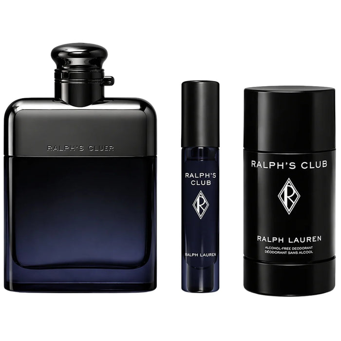 Set Ralph Lauren Ralphs Club Edp 100 Ml + 10 Ml + Deo 75 Ml
