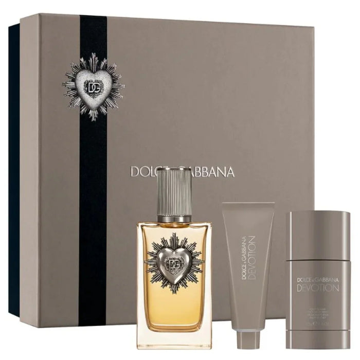 Set Dolce & Gabanna Devotion Pour Homme Edp 100 Ml + Sg 50Ml + Stick Deo 75G
