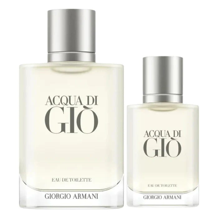 Set Giorgio Armani Acqua Di Gio Edt 100 Ml + Mini 30 Ml 2025 Hombre