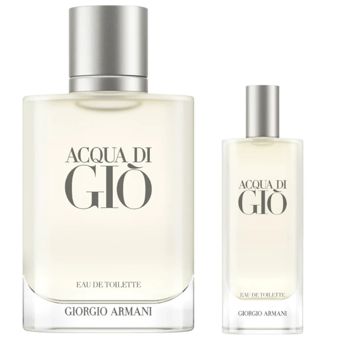 Set Giorgio Armani Acqua Di Gio Edt 100 Ml + 15 Ml 2025 Hombre