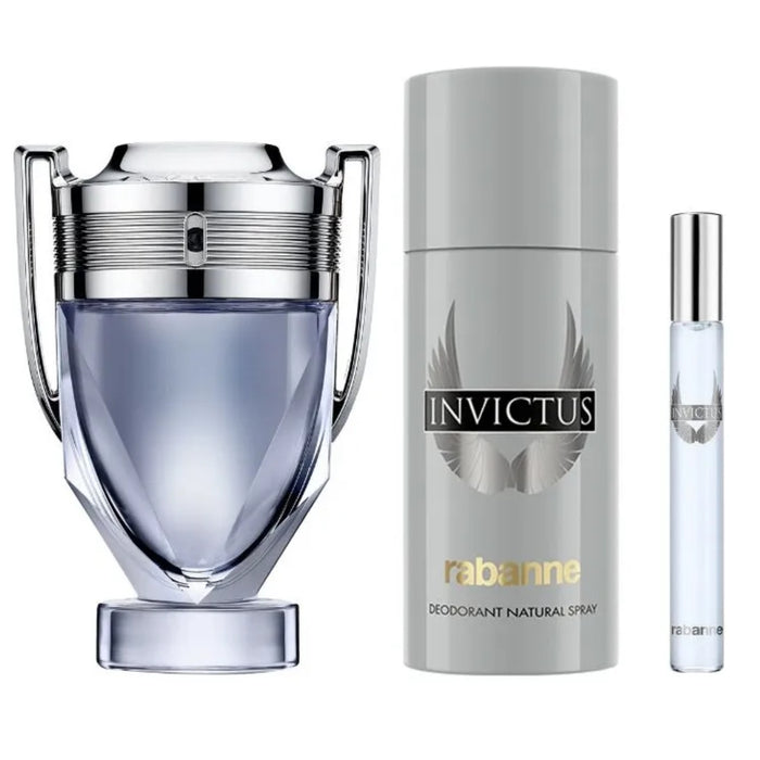 Set Paco Rabanne Invictus EDT 100 ml + Deo 150 ml +
Mini 10 ml 2025