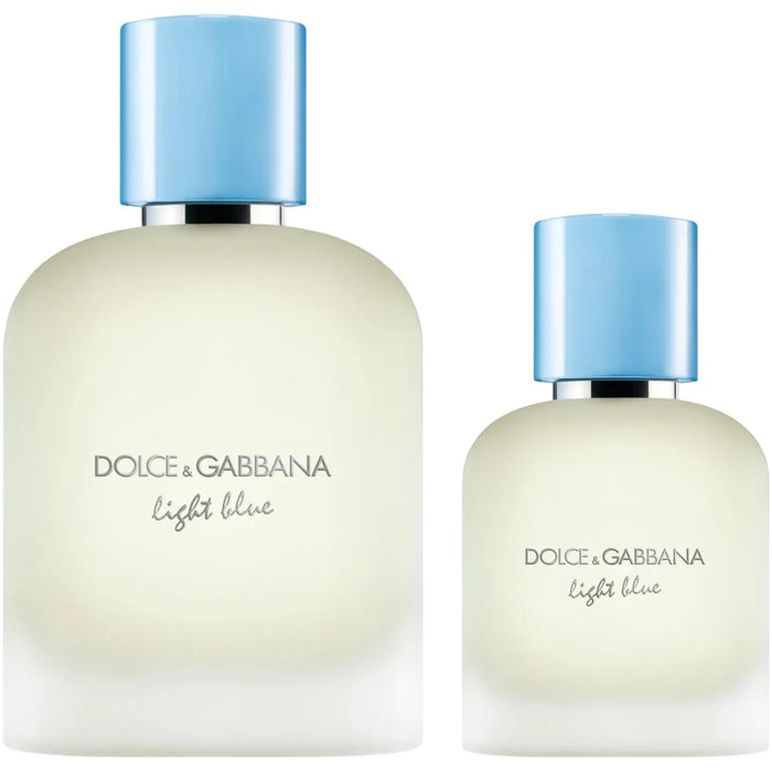Set Perfume Dolce Gabbana Light Blue Pour Homme Edt 100 Ml + 50 Ml