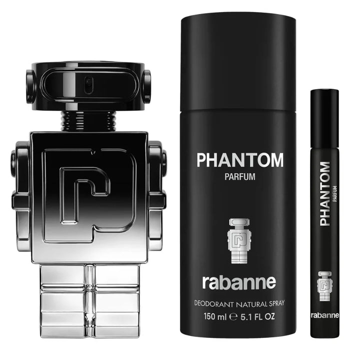 Set Perfume Phantom Elixir 100 Ml + Mini 10 Ml + Deo Parfum 150 Ml 2026 Paco Rabanne