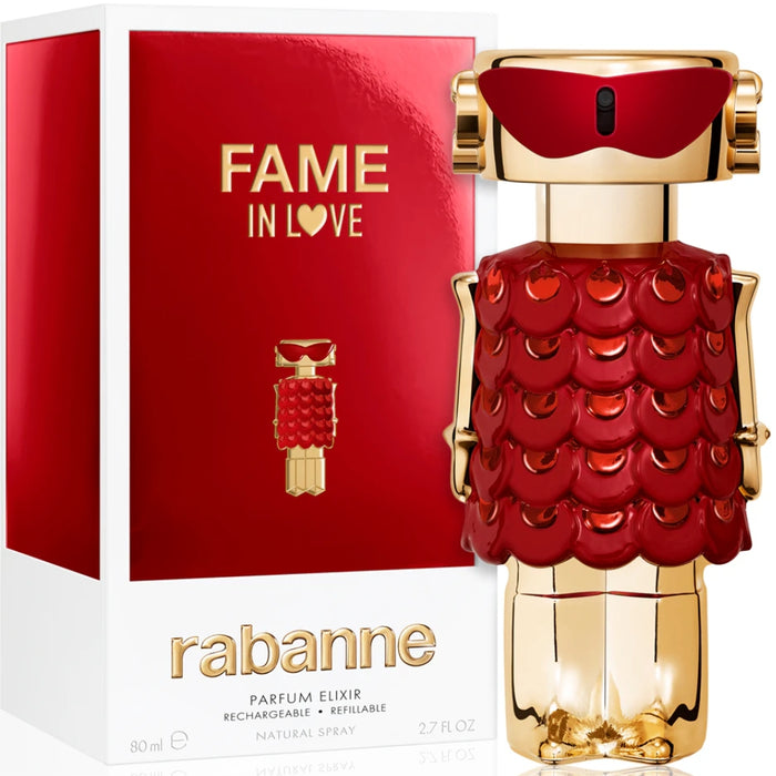 Rabanne Fame In Love Parfum Elixir 80 Ml Mujer Recargable/Refill