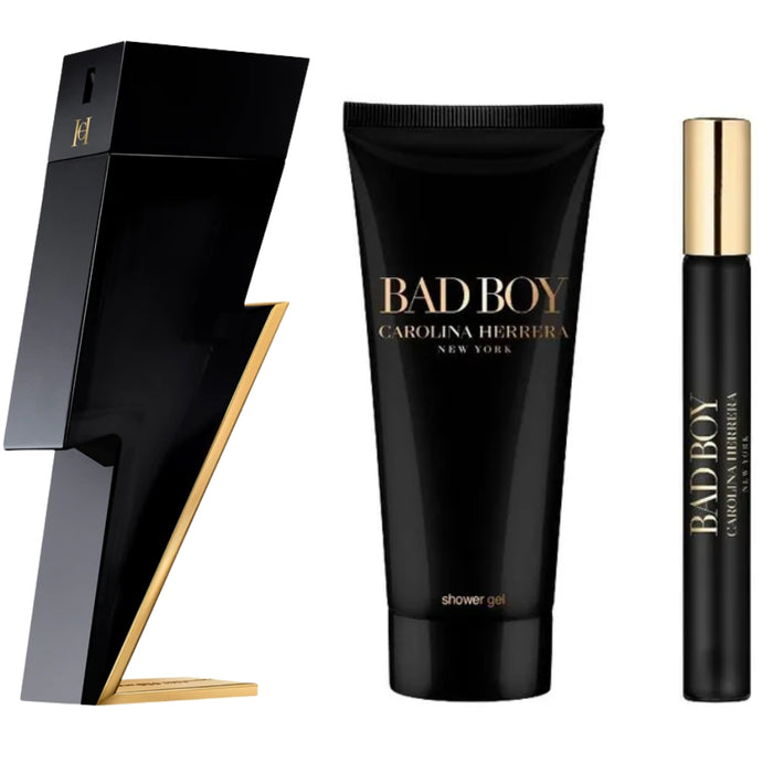 Set Carolina Herrera Bab Boy Edt 100 Ml + Mini 10 Ml + Gel De Ducha 100 Ml