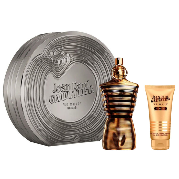 Set  Jean Paul Gaultier Le Male Elixir 125 Ml + Gel De Ducha 75 Ml