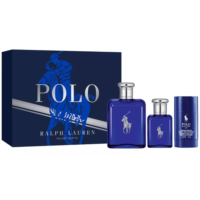 Ralph Lauren SET Polo Blue Men Edt 125Ml+40Ml+Deo 75Ml