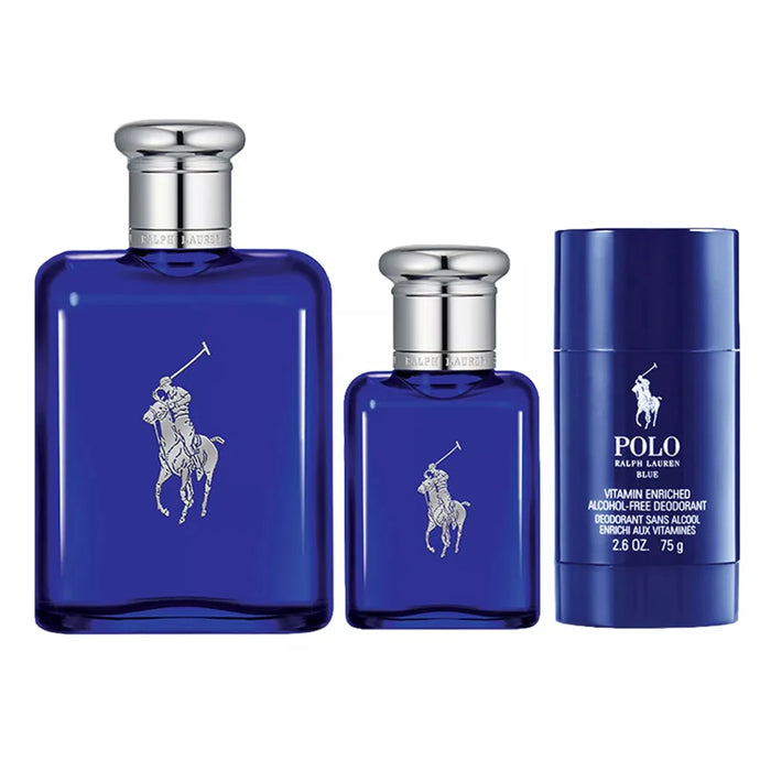 Ralph Lauren SET Polo Blue Men Edt 125Ml+40Ml+Deo 75Ml