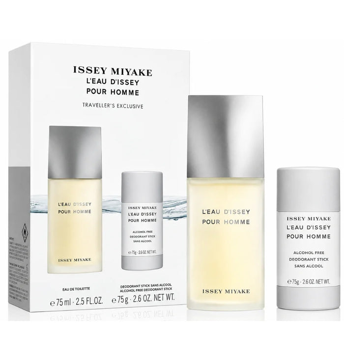 Set 2Pc Issey Miyake Edt 75Ml Mas 2.6Oz Deo Stick Hombre