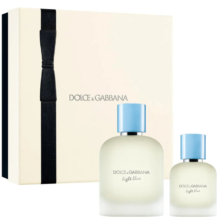 Set Perfume Dolce Gabbana Light Blue Pour Homme Edt 100 Ml + 50 Ml